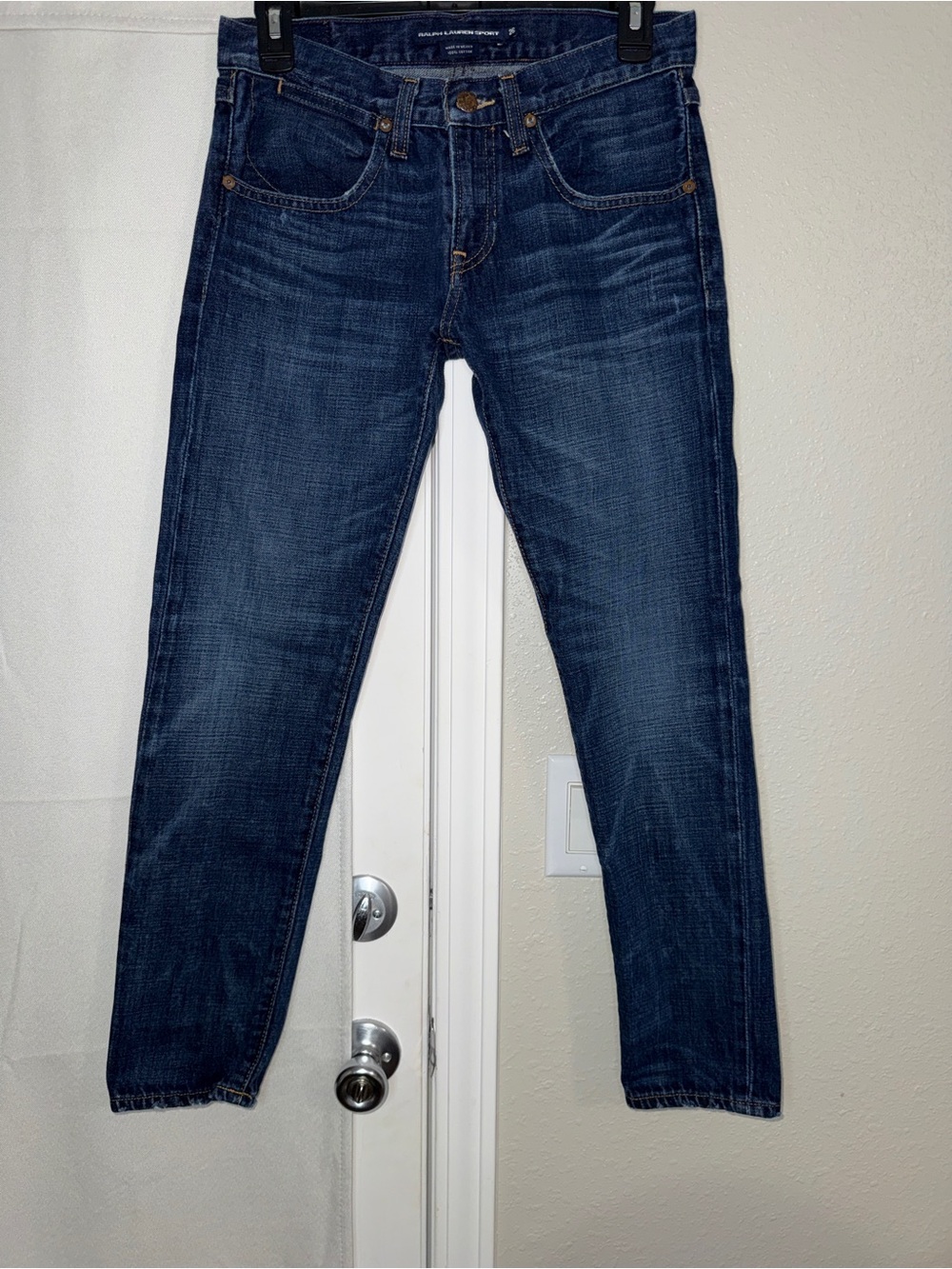 Ralph Lauren women’s Dark Indigo Slim Straight Jeans